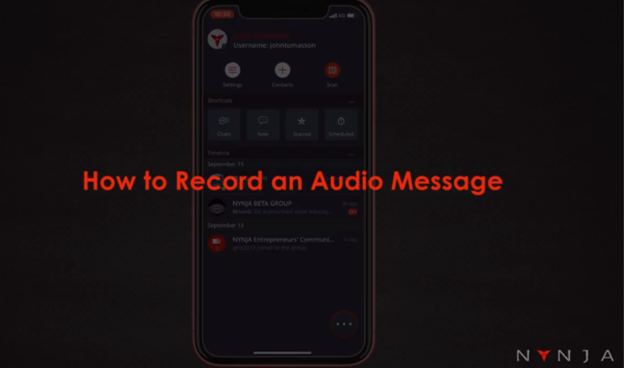 How to Record an Audio Message